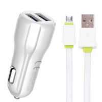 شارژر فندکی Emy MY-131 + کابل میکرو یو اس بی