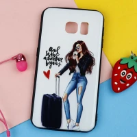 قاب فانتزی دخترانه کد21 سامسونگ Galaxy S6 Edge سری 2