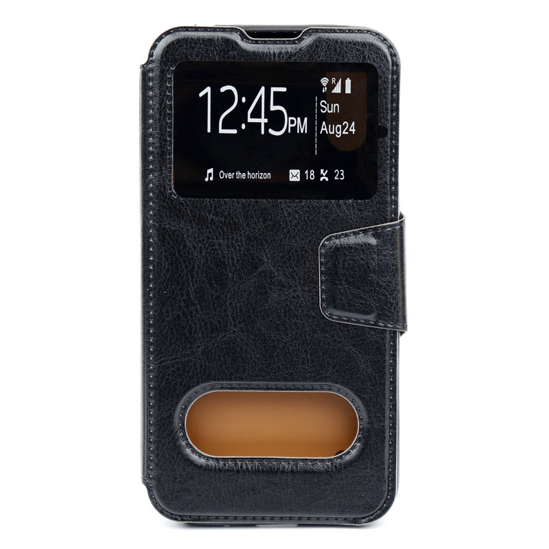 کیف کلاسوری چرمی Samsung A01 مشکی