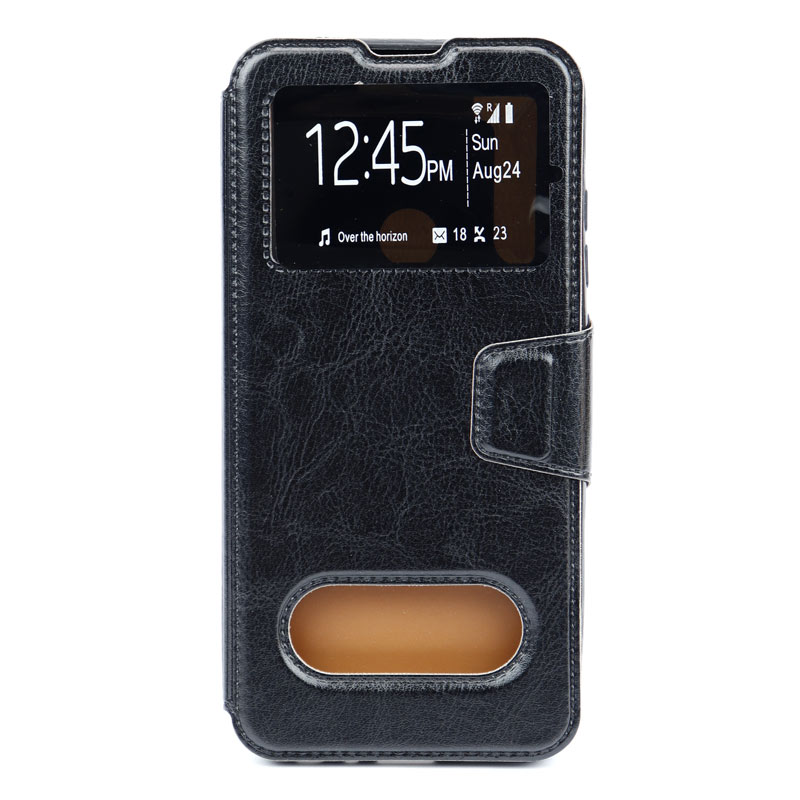 کیف کلاسوری چرمی Xiaomi Redmi Note 8 مشکی