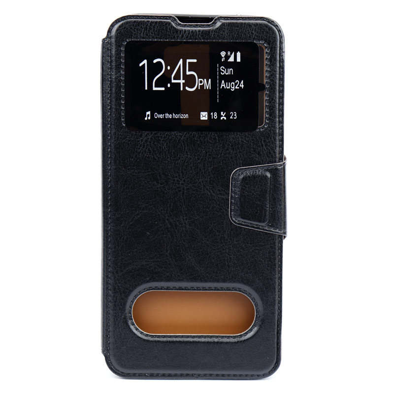 کیف کلاسوری چرمی Xiaomi Redmi Note 8 Pro مشکی