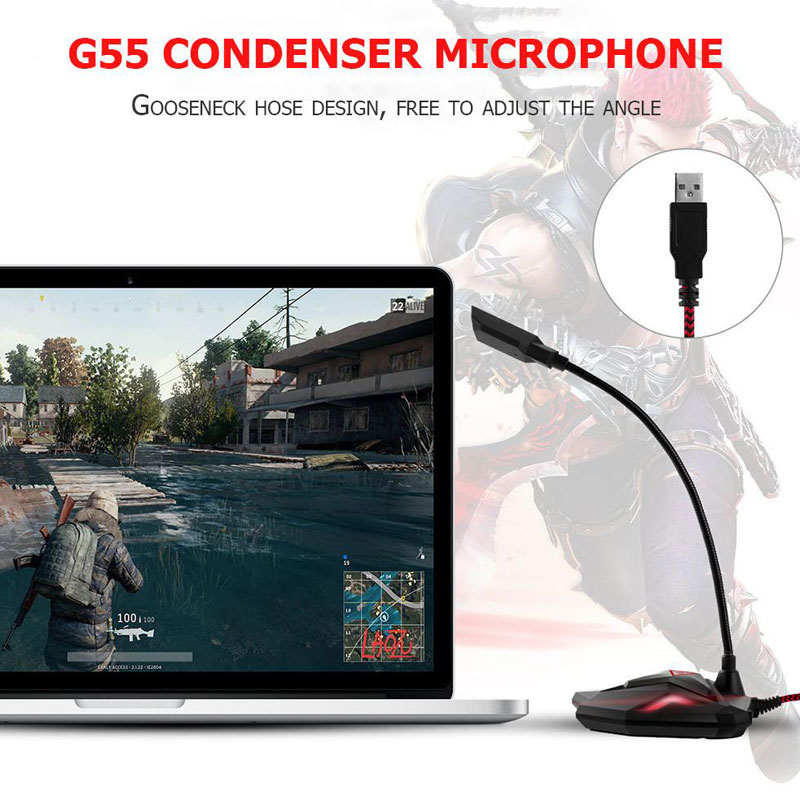 میکروفون رومیزی گیمینگ Yanmai G55