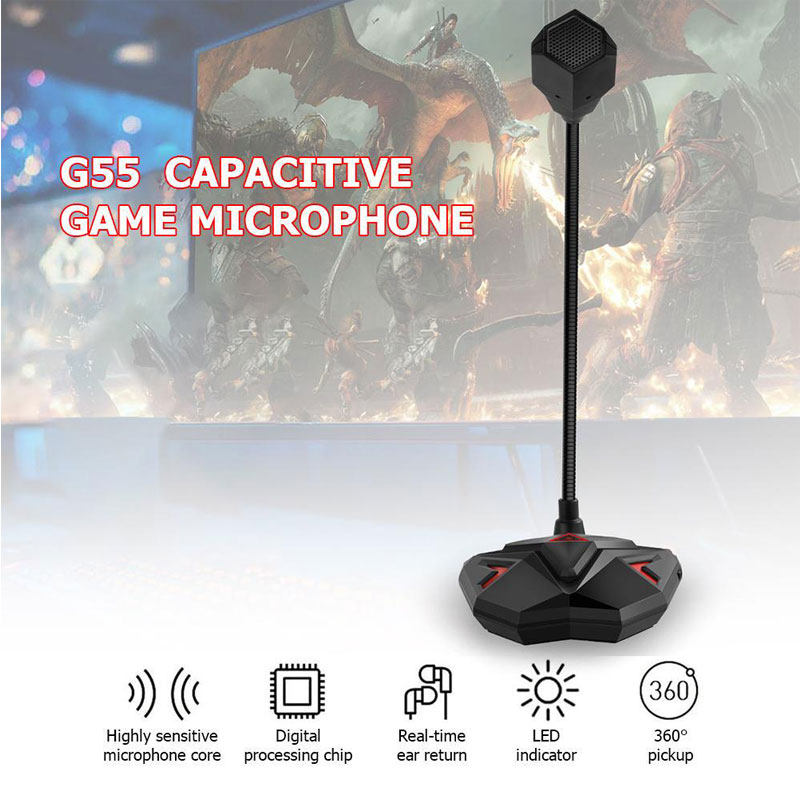 میکروفون رومیزی گیمینگ Yanmai G55