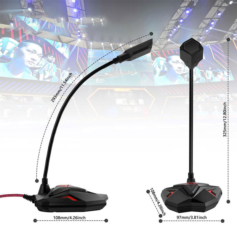 میکروفون رومیزی گیمینگ Yanmai G55