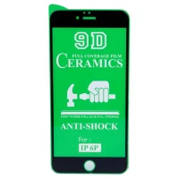 گلس سرامیکی براق iPhone 6/6s Plus مشکی