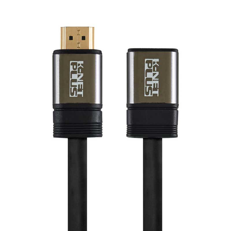 کابل افزایش طول HDMI K-net Plus Extension 4k 1m