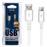 کابل میکرو یو اس بی K-Net Plus V2 3m سفید