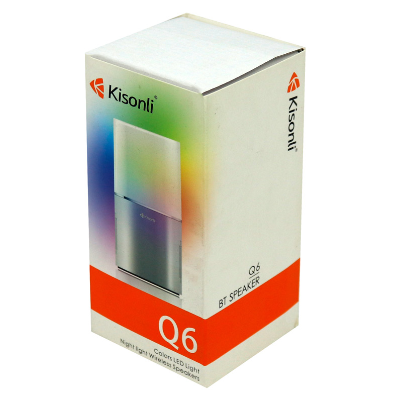 اسپیکر بلوتوثی رم خور Kisonli Q6 نقره ای