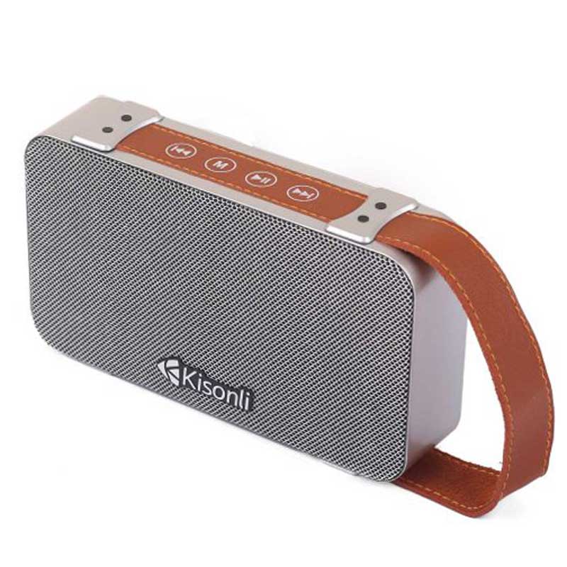 اسپیکر بلوتوثی رم و فلش خور Kisonli S7 طوسی