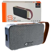 اسپیکر بلوتوثی رم و فلش خور Kisonli S7 طوسی