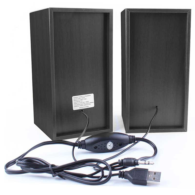 اسپیکر دو تکه لپ تاپی Kisonli T-003 مشکی