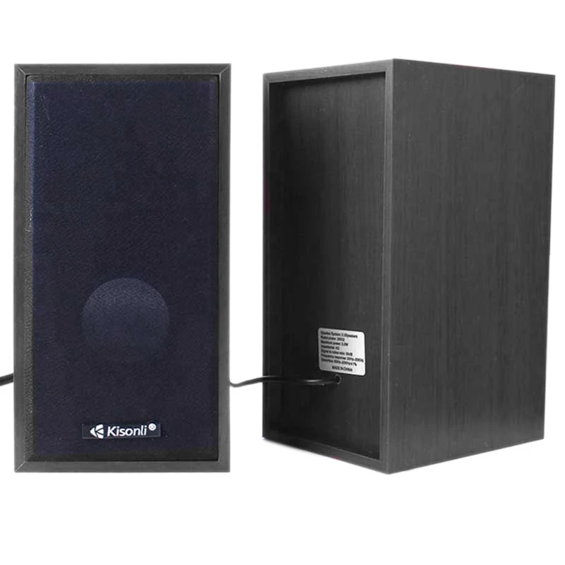 اسپیکر دو تکه لپ تاپی Kisonli T-003 مشکی