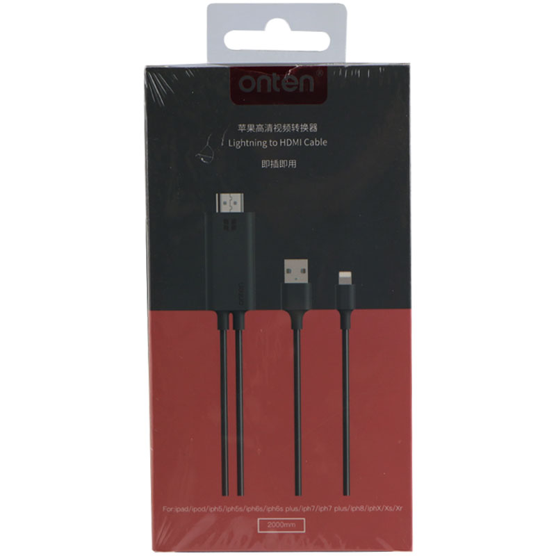 تبدیل Onten OTN-7575S Lightning to HDMI 2m