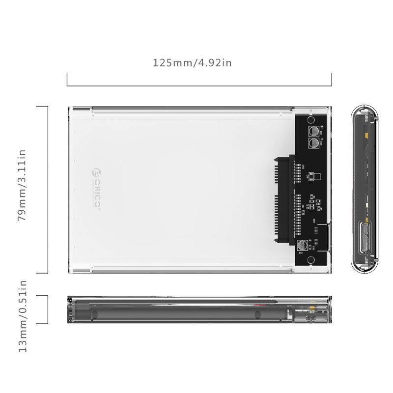 باکس هارد 2.5 اینچی HDD اوریکو 2139U3