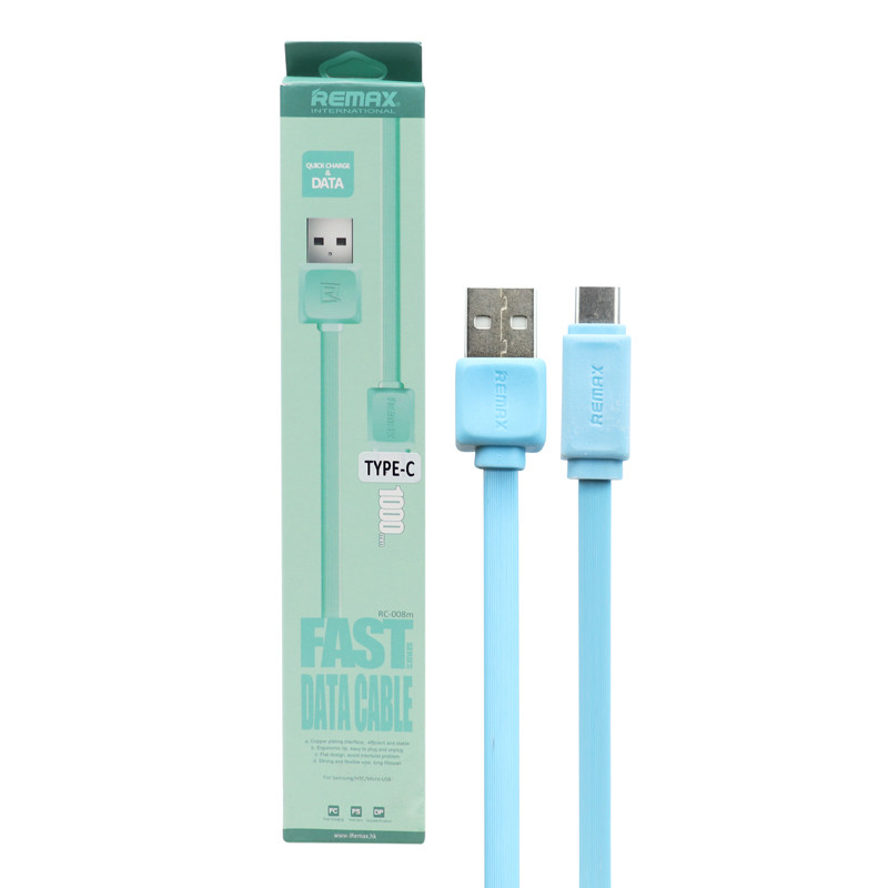 کابل فلت Remax Fast Series RC-008 2.1A 1m Type-C