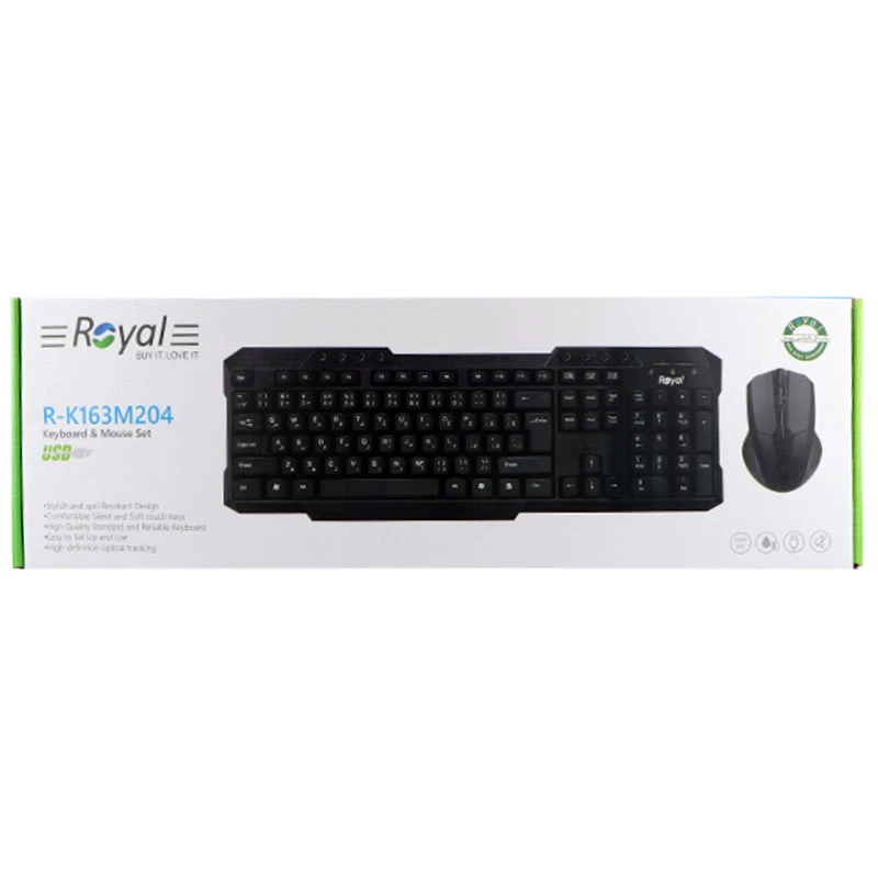 کیبورد و موس رویال R-K163M204