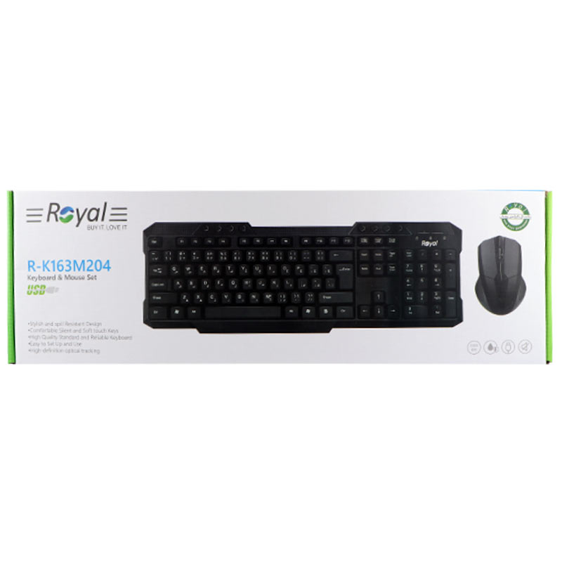 کیبورد و موس رویال R-K163M204