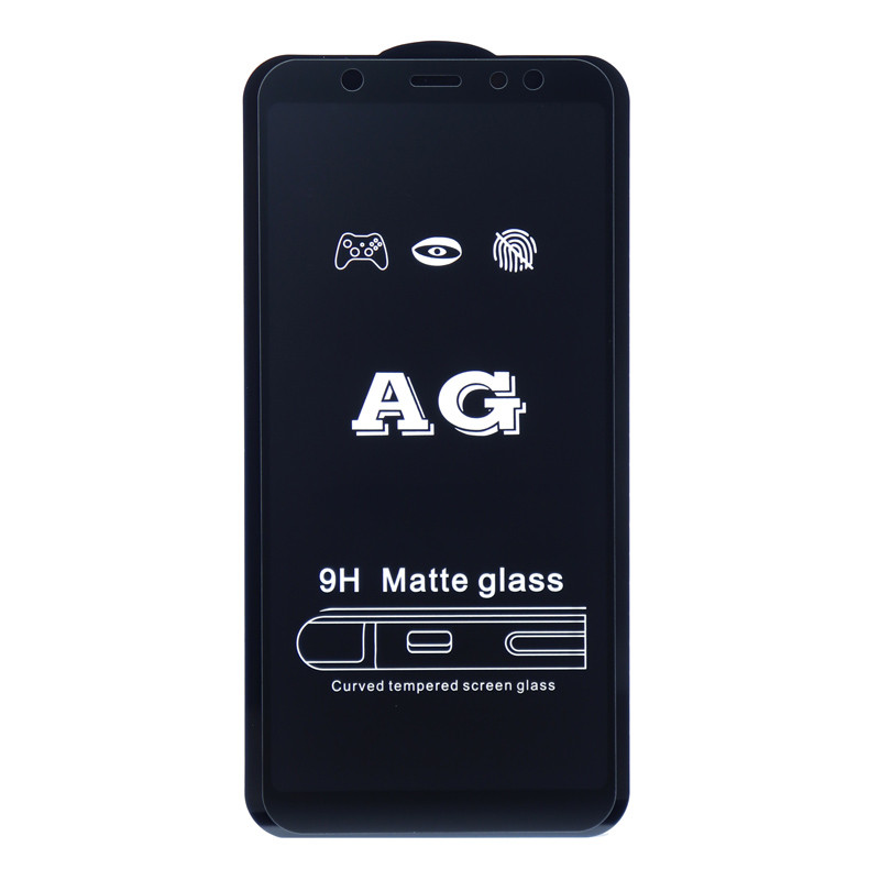 گلس تمام صفحه مات Samsung A6 Plus