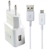 شارژر دیواری فست شارژ Samsung Travel S6 2.1A + کابل میکرو یو اس بی