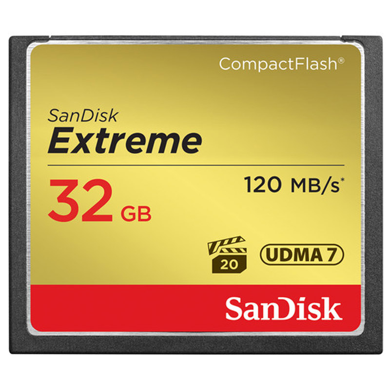 رم سی اف 32 گیگ سن دیسک SanDisk Extreme CF 120MB/s
