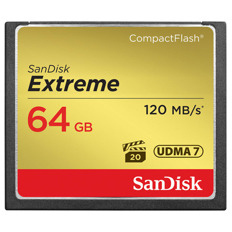 رم سی اف 64 گیگ سن دیسک SanDisk Extreme CF 120MB/s