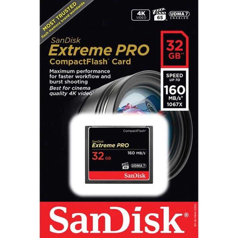 رم سی اف 32 گیگ سن دیسک SanDisk Extreme Pro CF 160MB/s