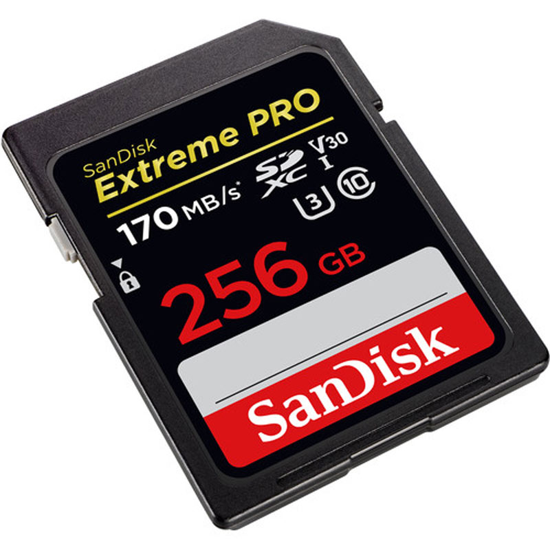 رم اس دی 256 گیگ سن دیسک SanDisk Extreme Pro SD U3 170MB/s
