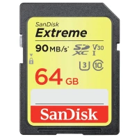 رم اس دی 64 گیگ سن دیسک SanDisk Extreme U3 90MB/s