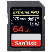 رم اس دی 64 گیگ سن دیسک SanDisk Extreme Pro SD U3 170MB/s
