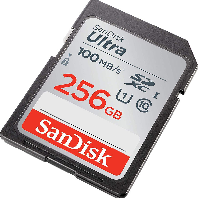 رم اس دی 256 گیگ سن دیسک SanDisk Ultra U1 100MB/s
