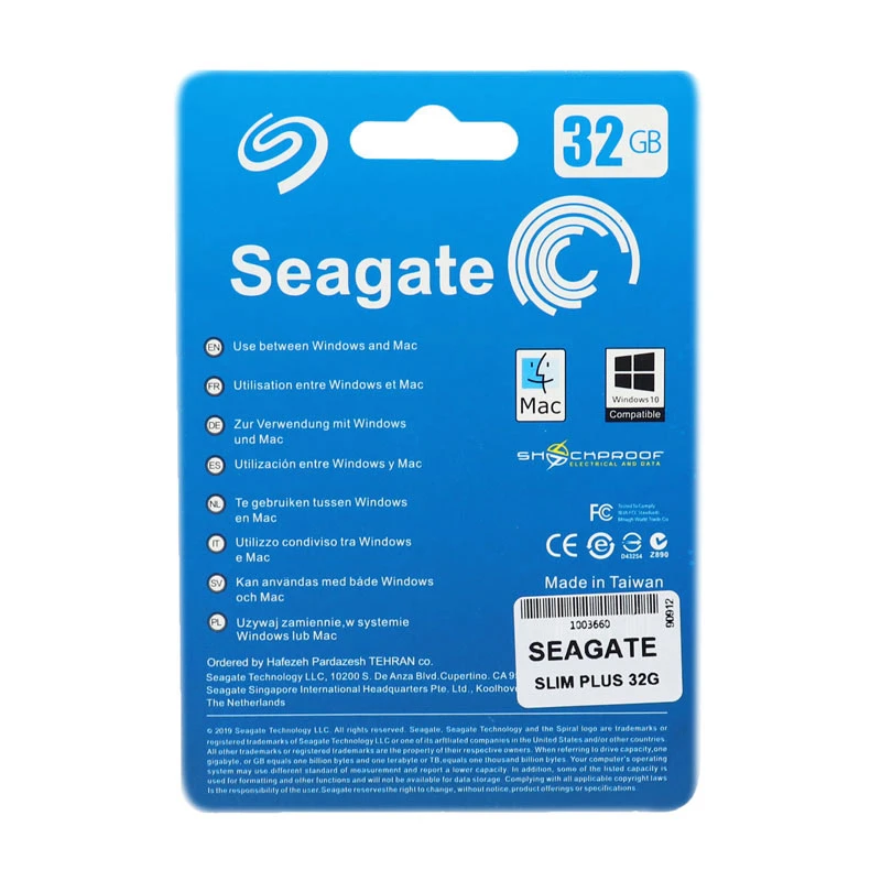 فلش 32 گیگ سیگیت Seagate Slim Plus