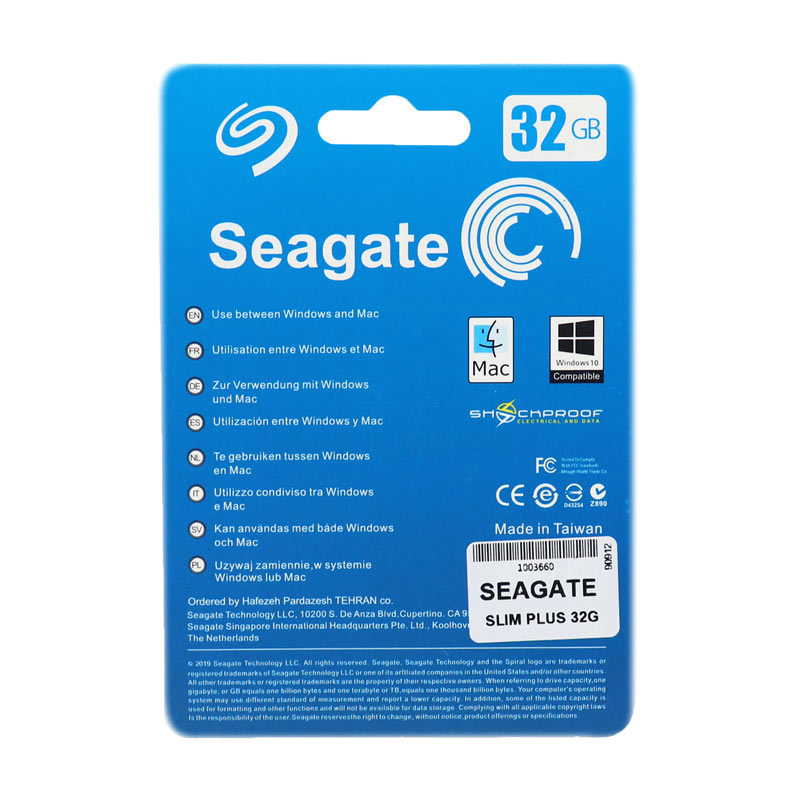 فلش 32 گیگ سیگیت Seagate Slim Plus