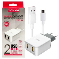 شارژر دیواری فست شارژ TSCO TTC54 Q3.0 + کابل میکرو یو اس بی