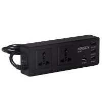 چند راهی 2 خانه کلید دار X-Energy X-09 کابل 1٫5 متر