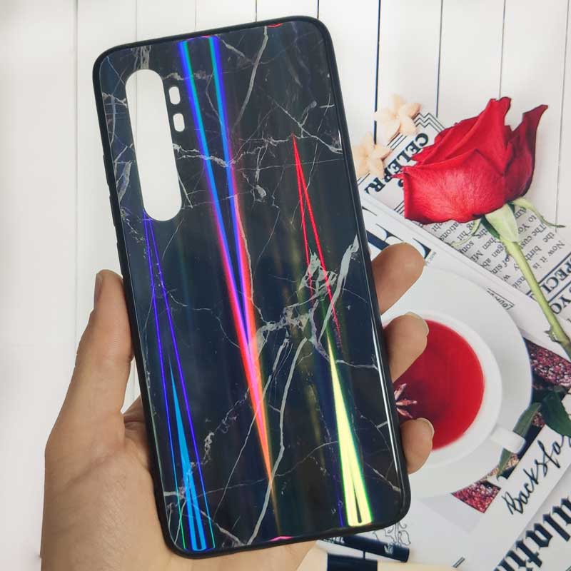 قاب لیزری پشت گلسی سنگی شیائومی Mi Note 10 Lite