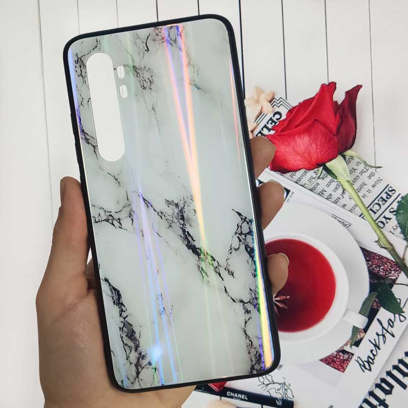 قاب لیزری پشت گلسی سنگی شیائومی Mi Note 10 Lite