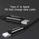 کابل تبدیل Yesido CA-30 Type-C to Lightning 1.2m