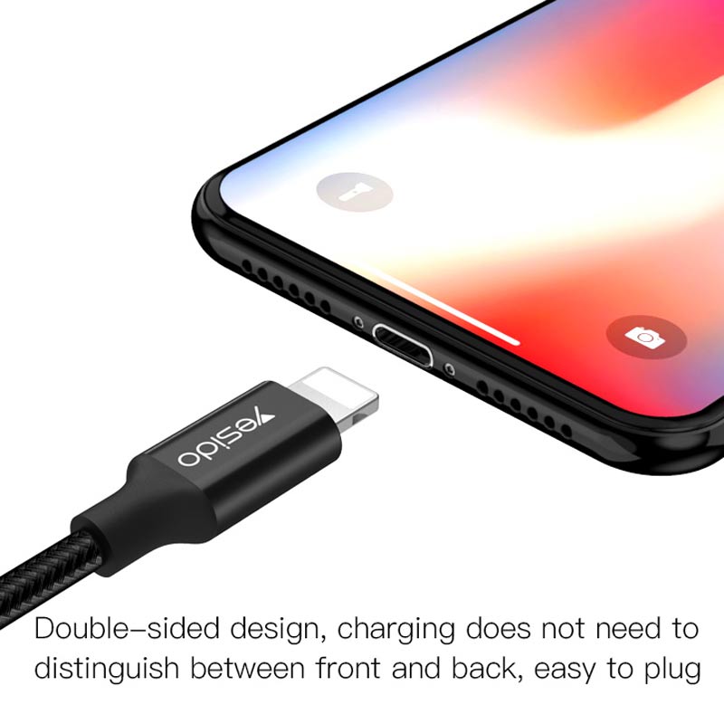 کابل تبدیل Yesido CA-30 Type-C to Lightning 1.2m