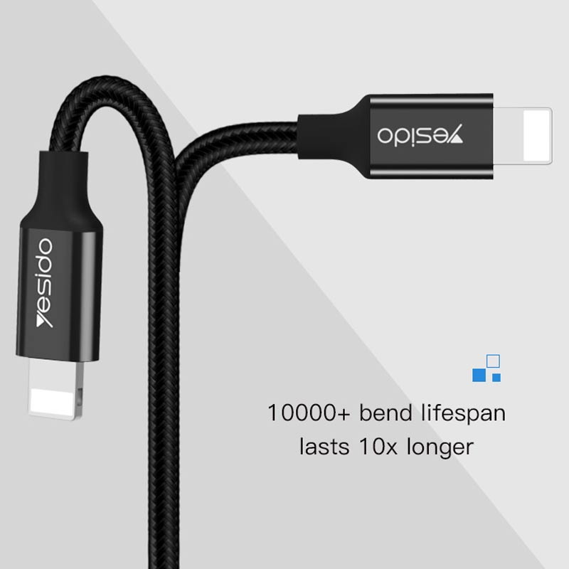 کابل تبدیل Yesido CA-30 Type-C to Lightning 1.2m