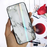 قاب لیزری پشت گلسی سنگی آیفون iPhone 6 / 6s