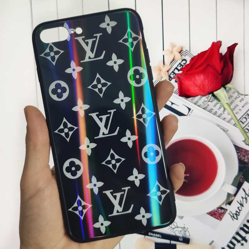 قاب لیزری پشت گلسی LV آیفون iPhone 7 Plus / 8 Plus