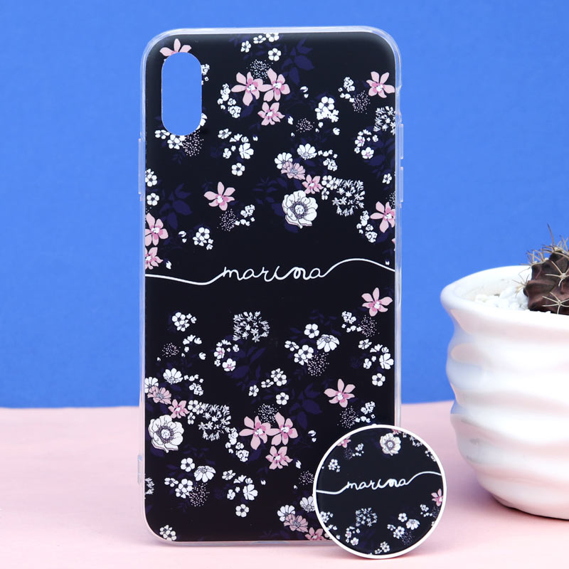 قاب + پاپ سوکت iPhone XS MAX  کد4
