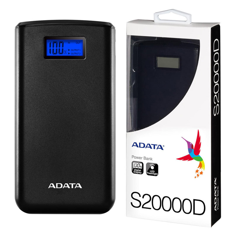 پاور بانک ۲۰۰۰۰ ای دیتا Adata S20000D