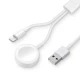 کابل دو سر آیفونی و مغناطیسی شارژ Apple Watch 1m