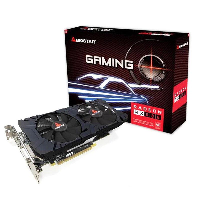 کارت گرافیک BIOSTAR RX580 8GB GDDR5