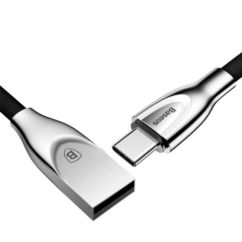 کابل کنفی تایپ سی Baseus Zinc Alloy 1m CATXN-01