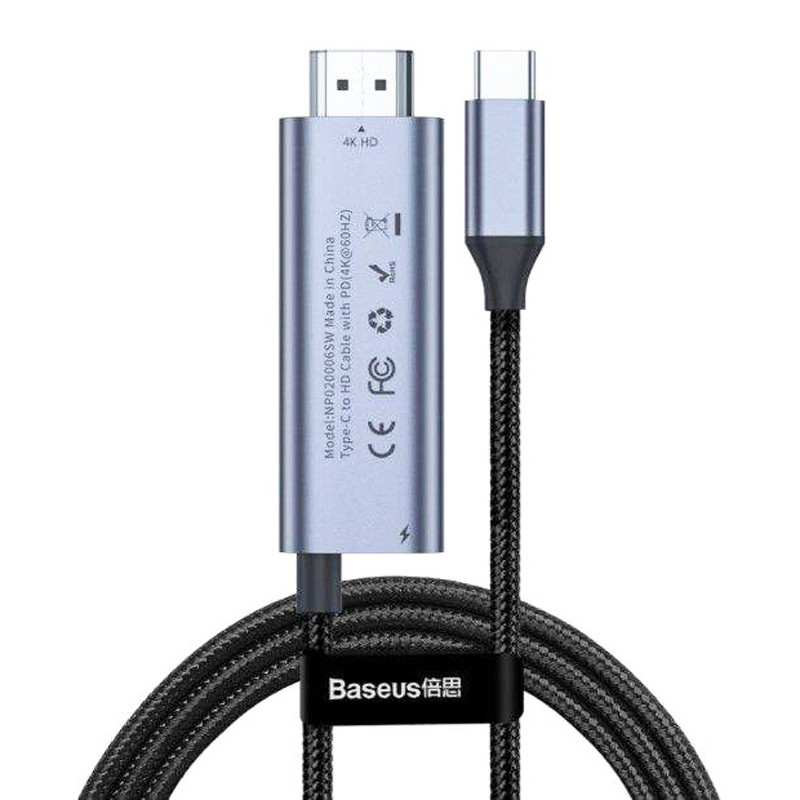 کابل تبدیل Baseus CATCY-D Type-C to HDMI 1.8m