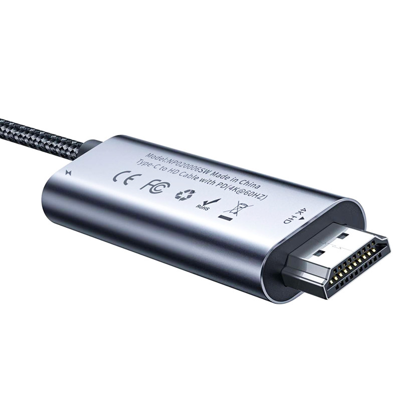 کابل تبدیل Baseus CATCY-D Type-C to HDMI 1.8m