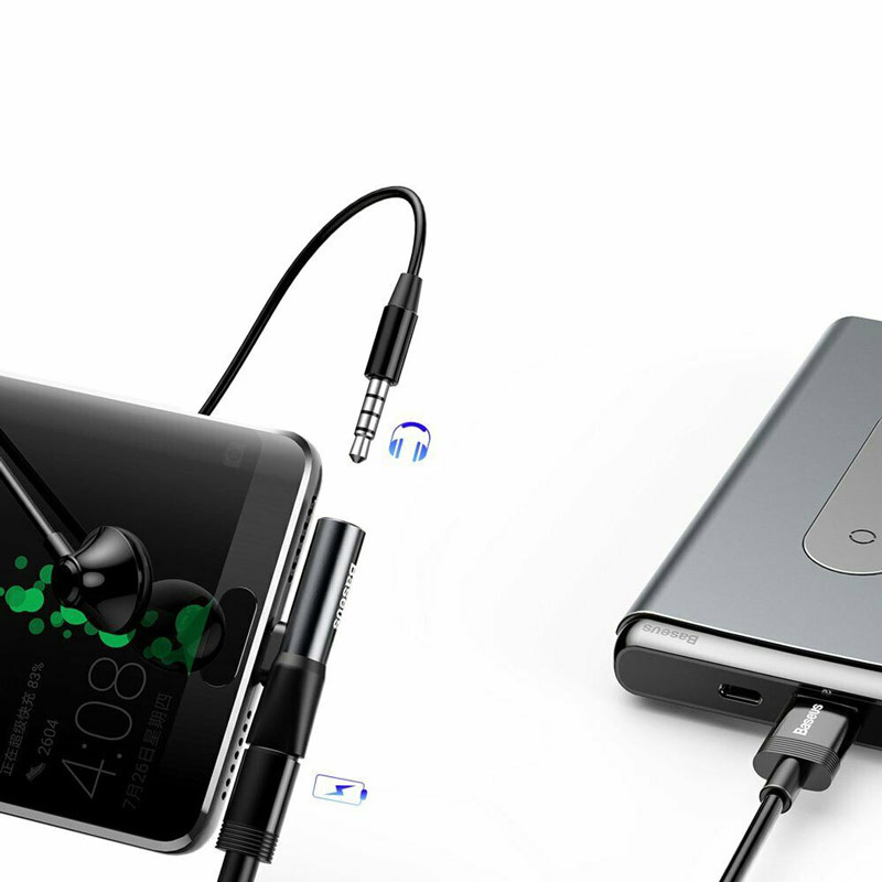مبدل 1 به 2 Type-C به Type-C و جک 3٫5 میلی متری Baseus CATL41
