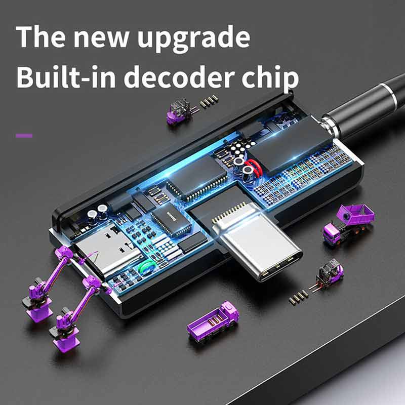 تبدیل Baseus CATL57 Type-C to AUX / Type-C PD 18W